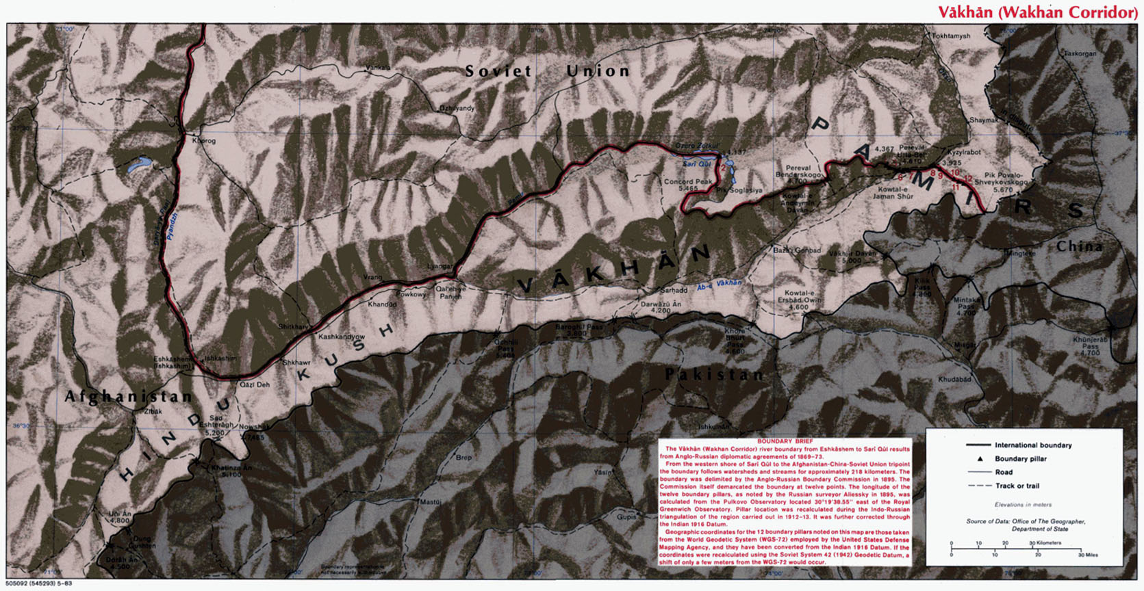 Afghanistan landscape and natural habitats
